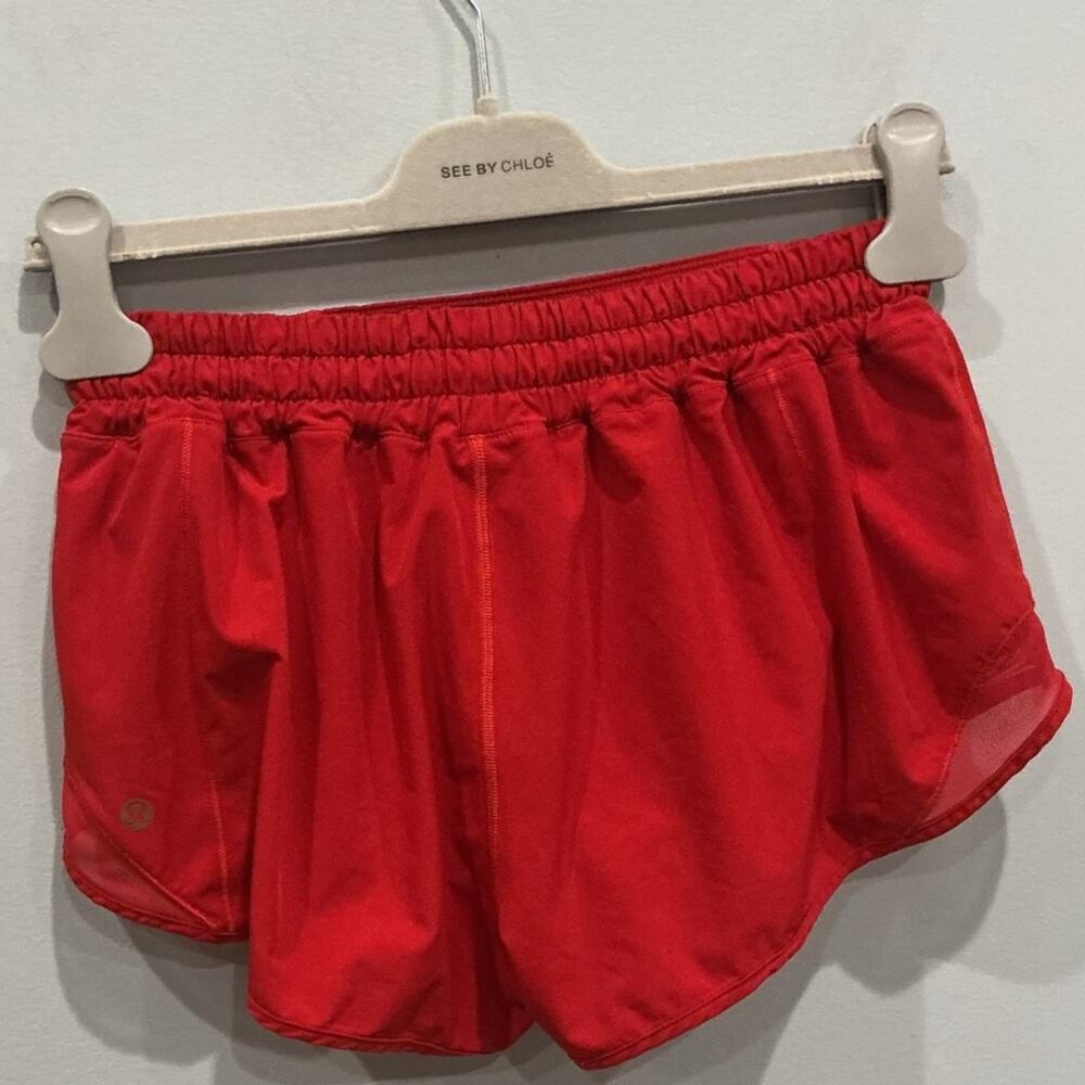 Lululemon Hotty Hot Short II 2.5 Athleisure Running Patriotic Workout Athletic 8 - Picture 9 of 14